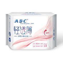 ABC K14 卫生巾 夜用轻透薄棉柔表层 8片