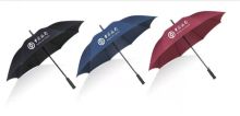 国产 弯柄雨伞 可选logo 黑色（单位：把）