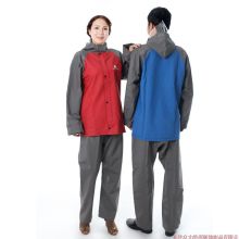 青山 加厚针织布拼色-202111180055 - 套装雨衣 分体