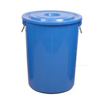 兰诗 150L 带盖圆形塑料厨房水桶 （单位：个）