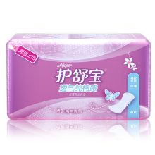 护舒宝/whisper 纯棉淡香 卫生护垫 YC 40片