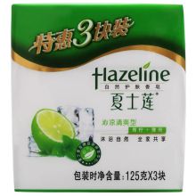夏士莲 自然护肤香皂沁凉清爽 125g*3 单位：组