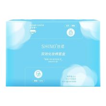 丝诺/SHINO 压边厚款 卸妆棉 眼部唇部 双效清洁 通用规格,100片/盒