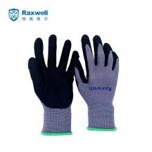 Raxwell RW2457 raxwell RW2457 掌浸防油尼龙丁腈橡胶涂胶工作手套劳保15针 M码 12副/袋 (单位：袋） (单位：袋)