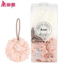 美丽雅 悠然沐浴球浴花家用成人大号浴球搓澡巾洗澡巾 2只装