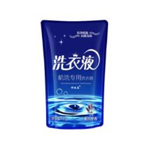国产  浓缩型  1kg/袋  洗衣液  家庭清洁  蓝色  (单位：袋)